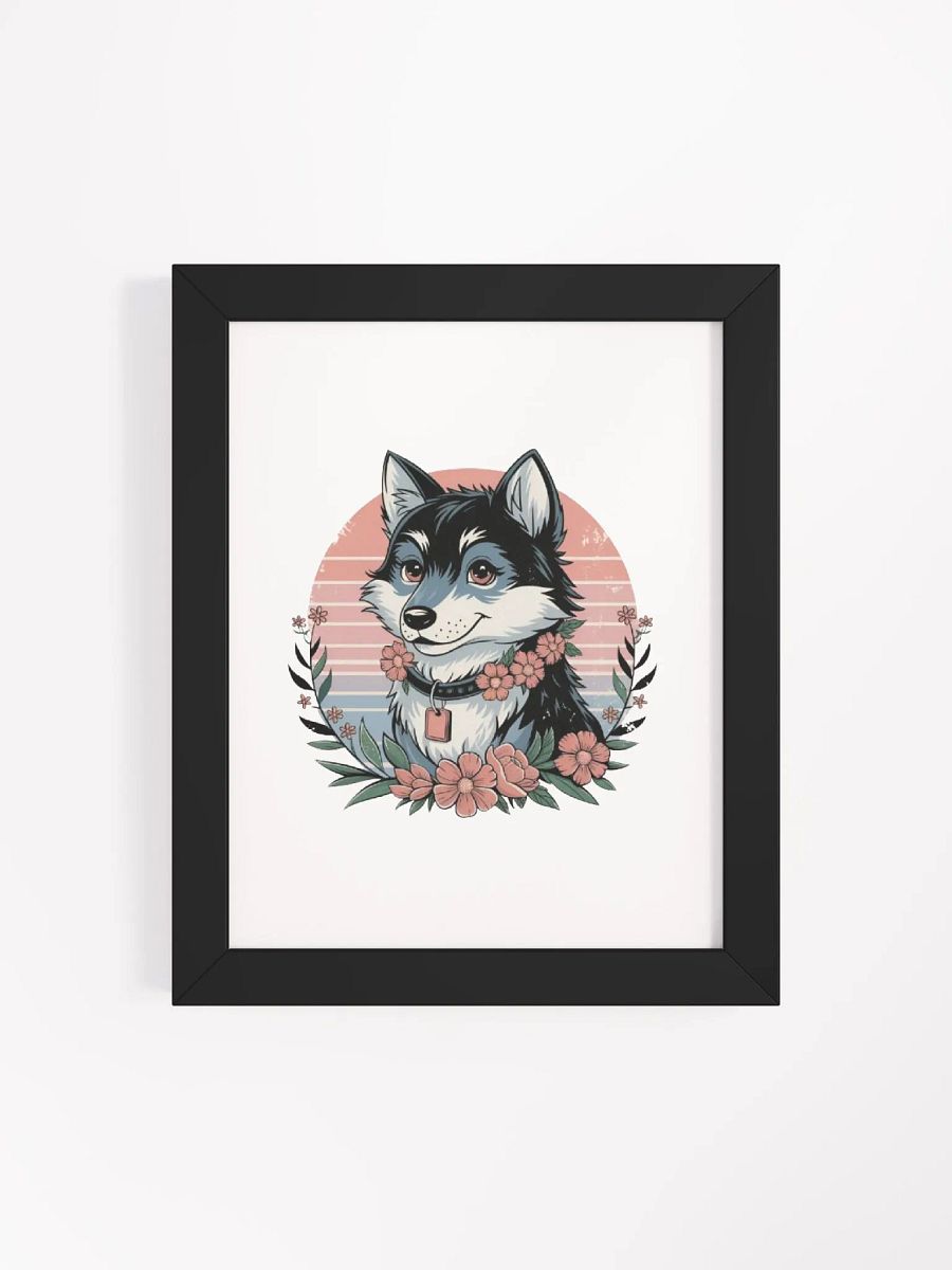 Floral Dog Collar Matte Poster product image (16)