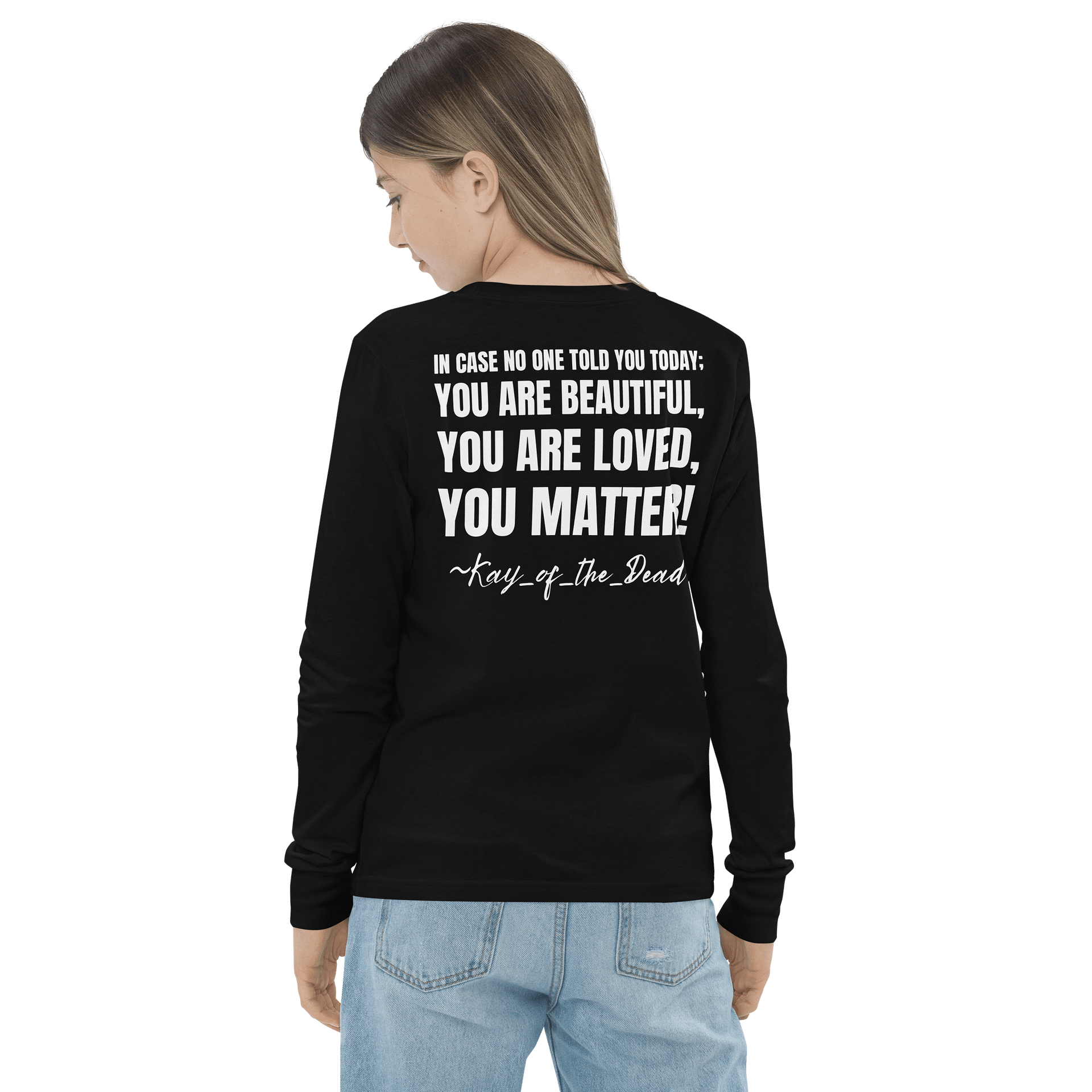 Oshi Mark Youth Long Sleeve Shirt product image (8)