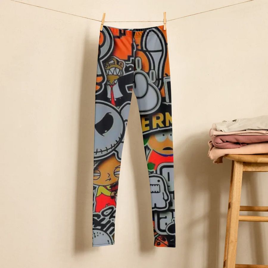 Kids Leggings – Cartoon Print for Fun & Playful Style product image (6)