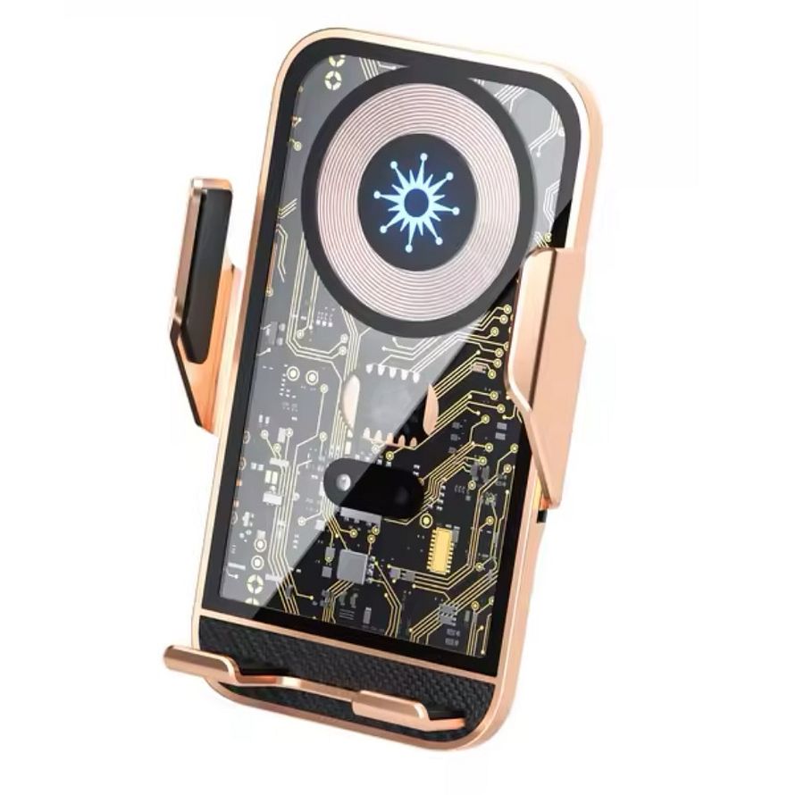 Dont Touch My Car Wireless Charging Car Phone Holder Summer Gift, 15W Fast Charging Auto Clip-on Car Phone Stand Mount, Durable Universal Car Cellphone Holder for iPhone & Samsung, Phone Accessories product image (9)