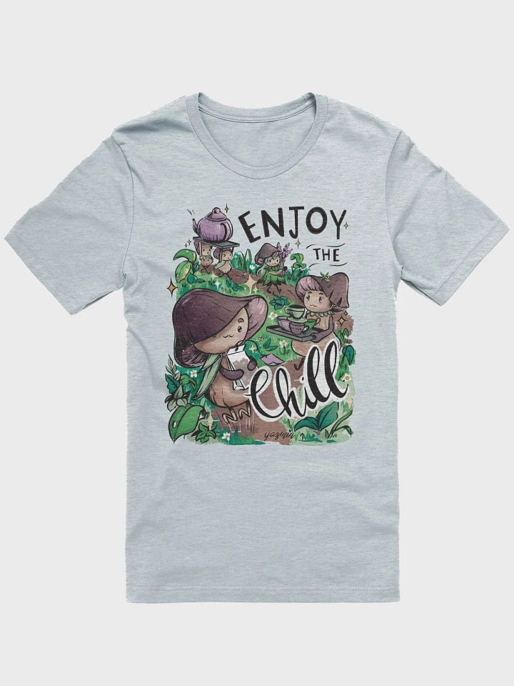 Fungus Parade Enchanted Forest T-Shirt - Whimsical Mushroom People Art product image (4)
