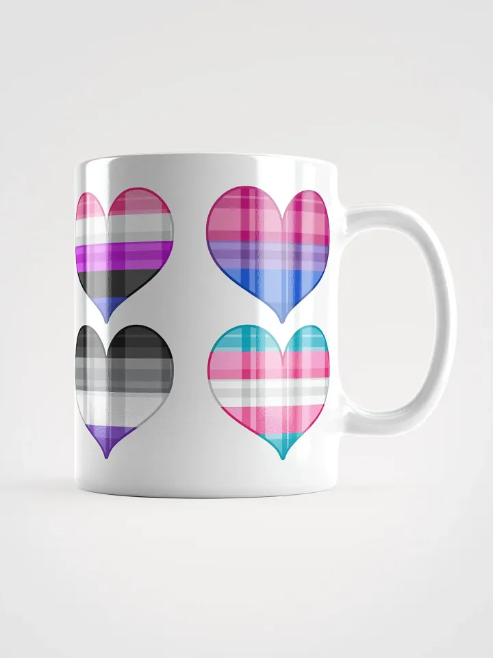 Flannel Heart Mug - All Hearts product image (1)