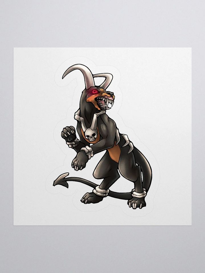 Fire + Shadow Kiss Cut Sticker product image (1)