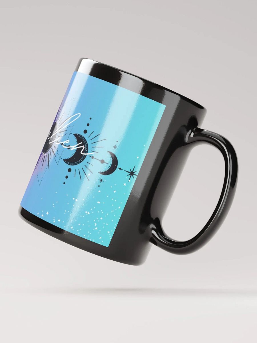 Black colorful logo mug product image (3)