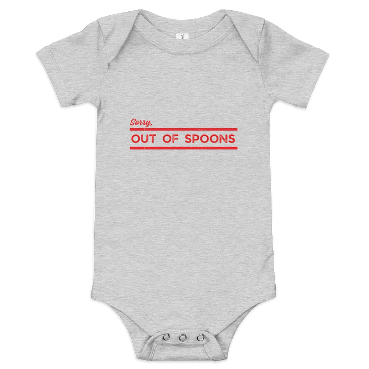 Out of S[poons] Baby Onesie product image (1)
