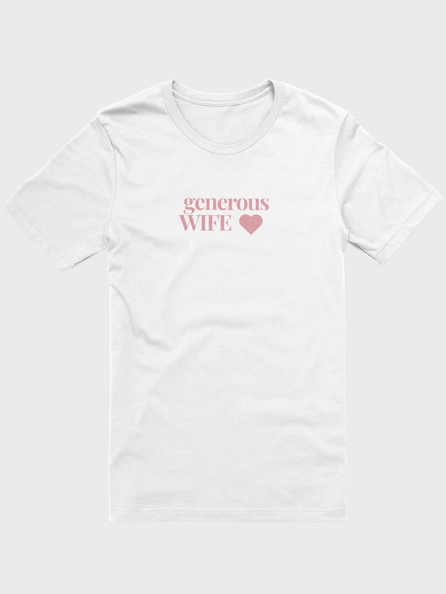 Generous Wife - White T product image (1)