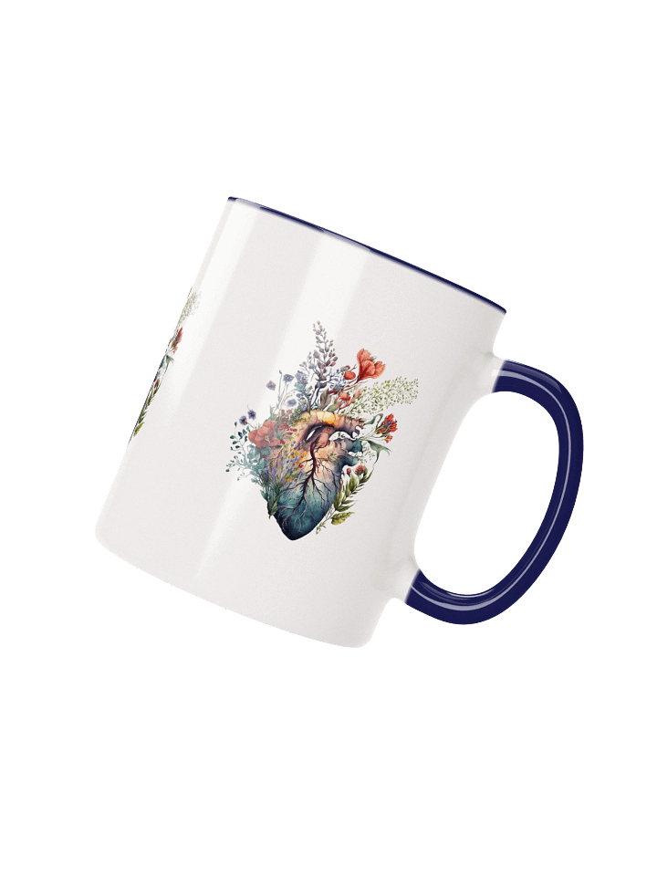 Floral Anatomy Heart Mug – Botanical Gift for Heart Care Heroes product image (16)