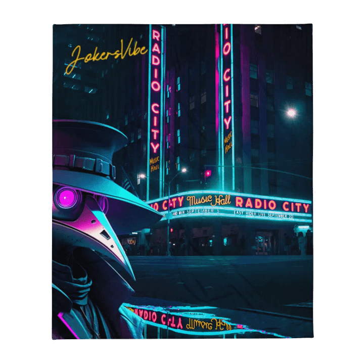 Cyber Radio City Plague Joker Blanket product image (1)
