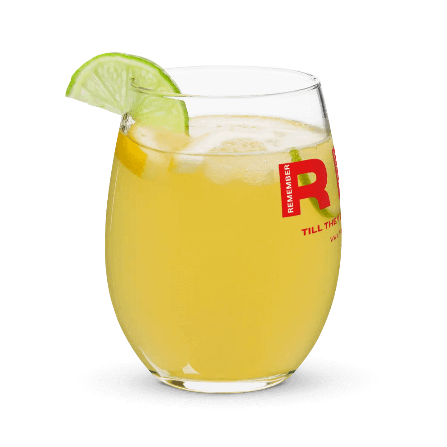 Remember Everyone Deployed Stemless Wine Glass product image (11)
