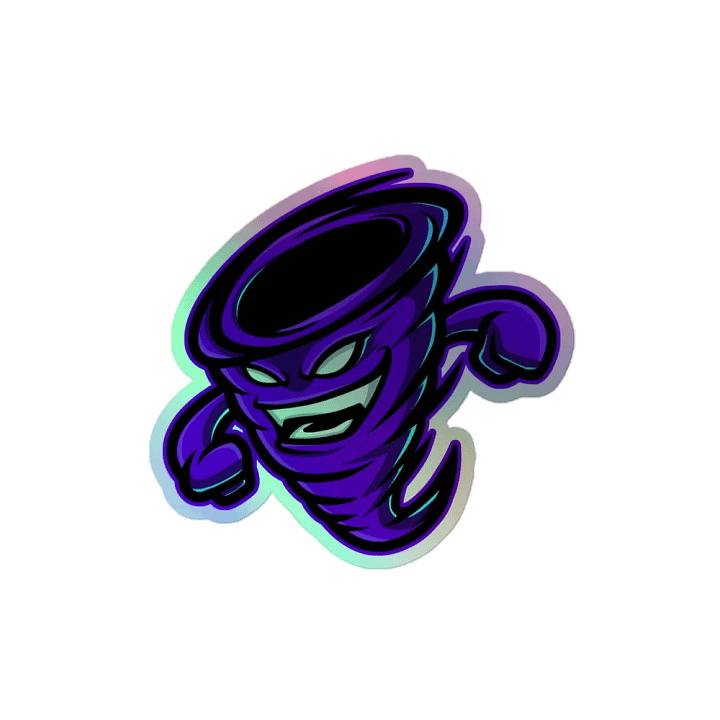 Holographic Purple Nader Sticker product image (2)