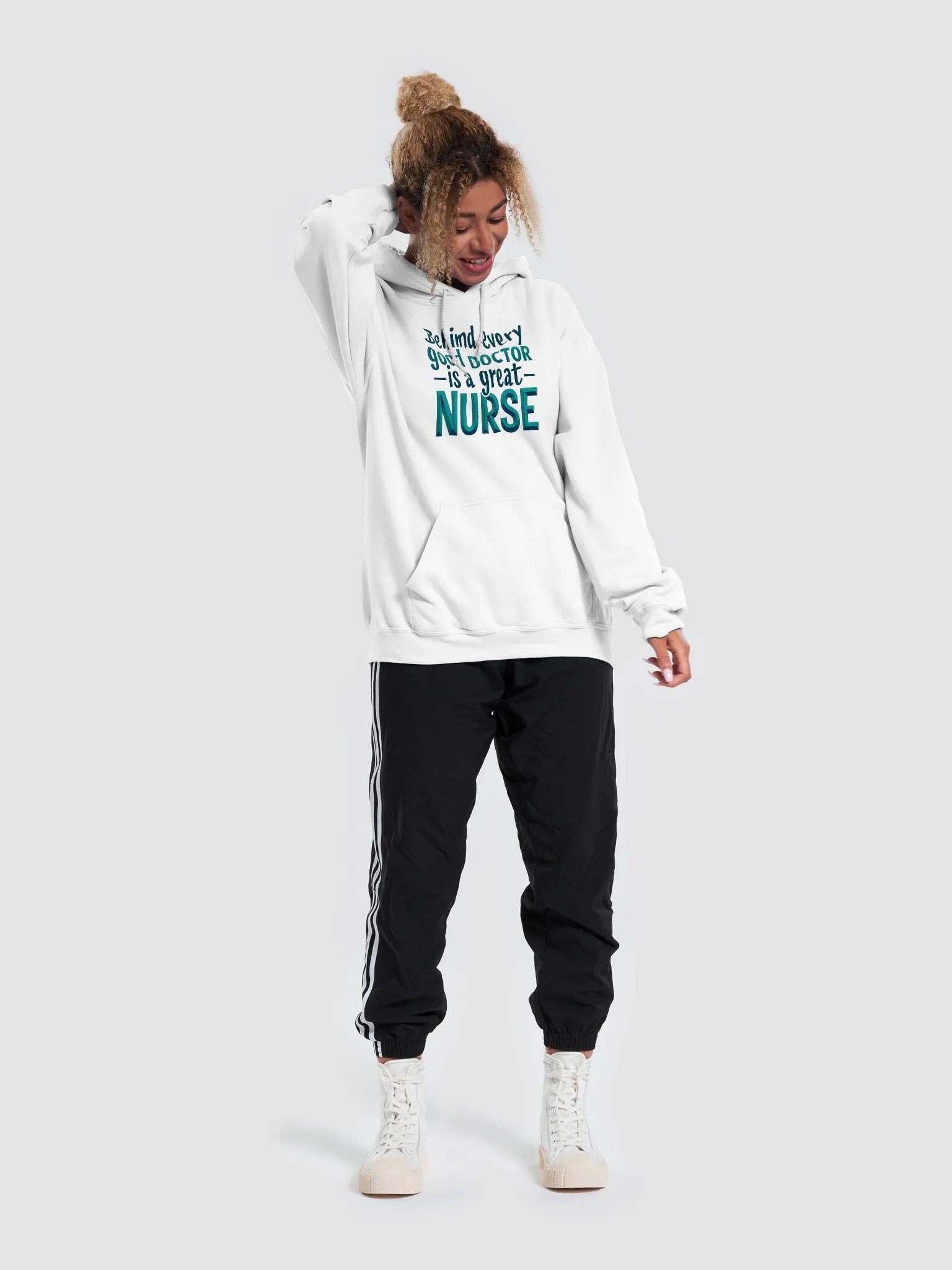 Great Nurse, Good Doctor Classic Hoodie product image (52)