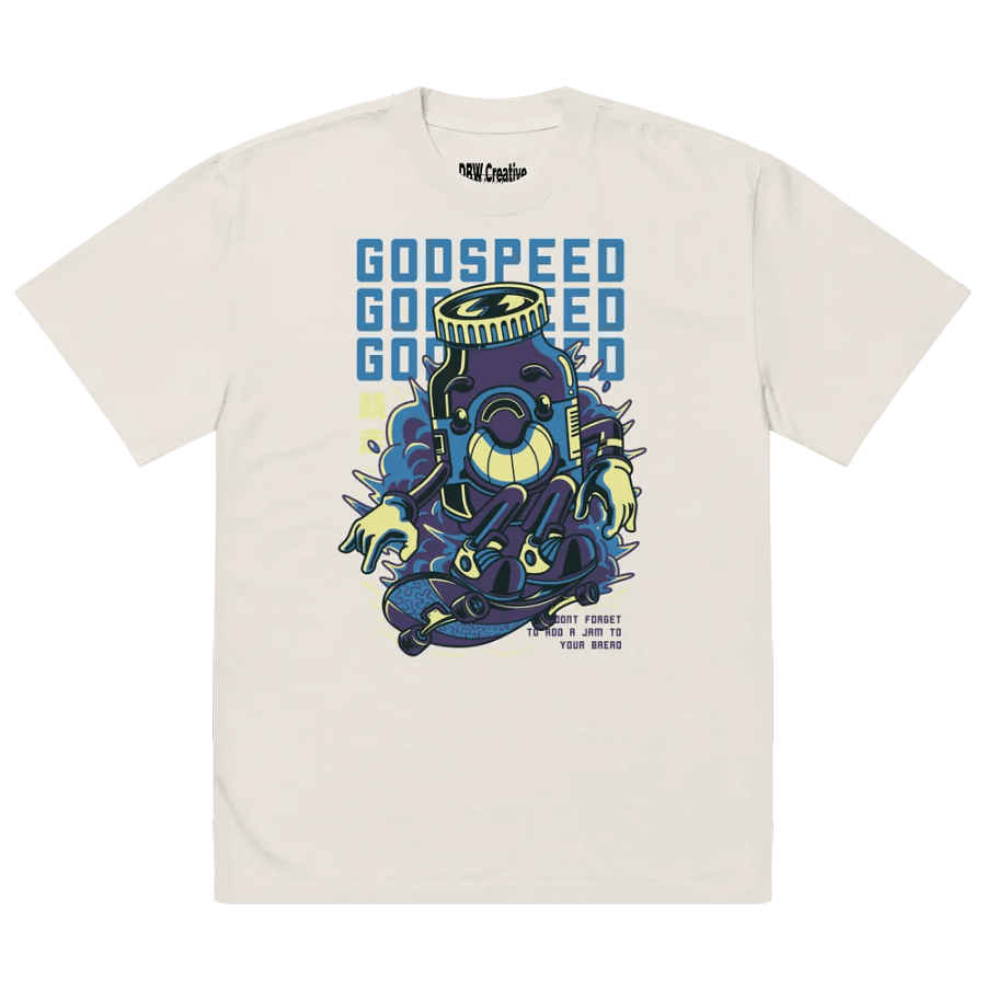 Godspeed Grooves Oversized T-Shirt product image (3)