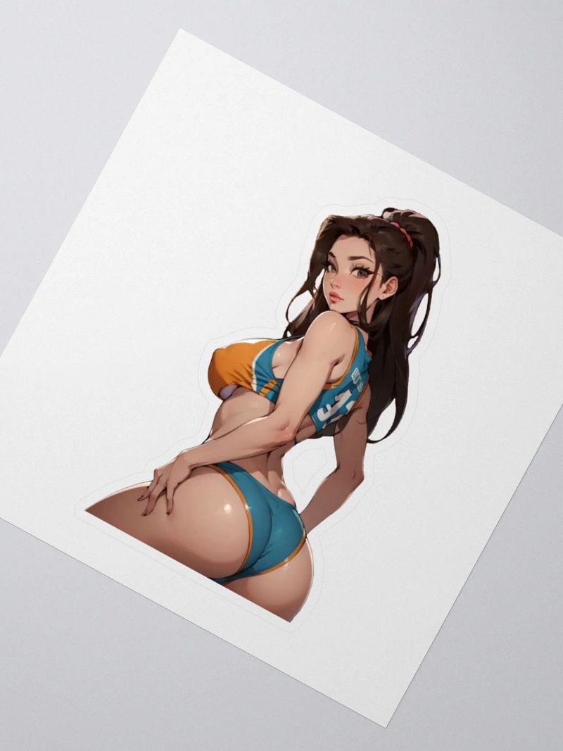 Backet Ball Wife STICKER