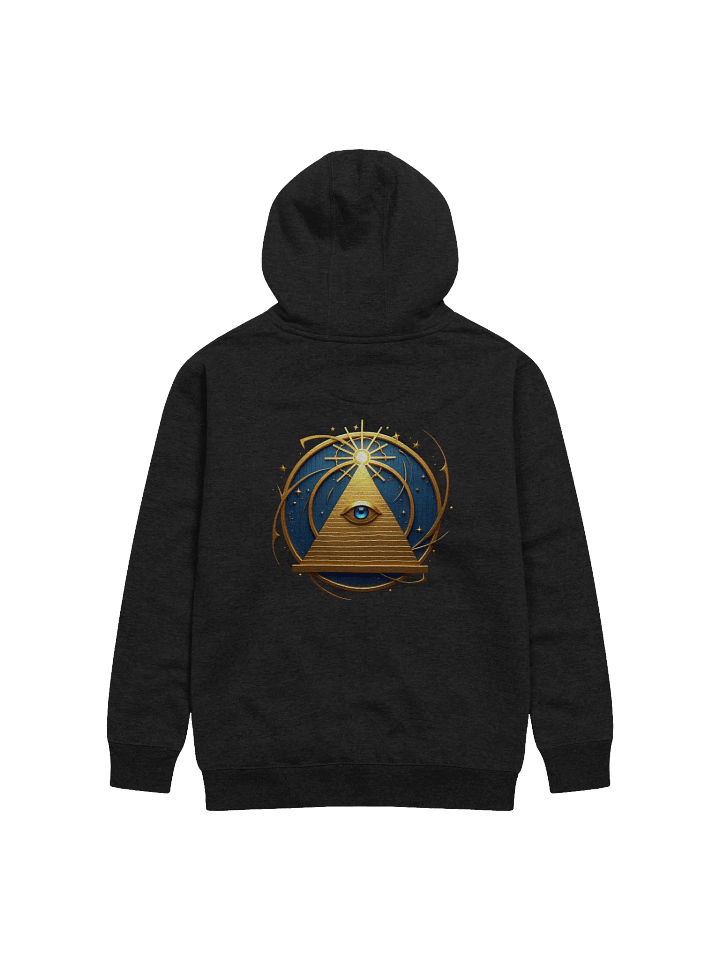 Radiant Eye of Wisdom - Cozy Cotton Blend Unisex Hoodie product image (1)