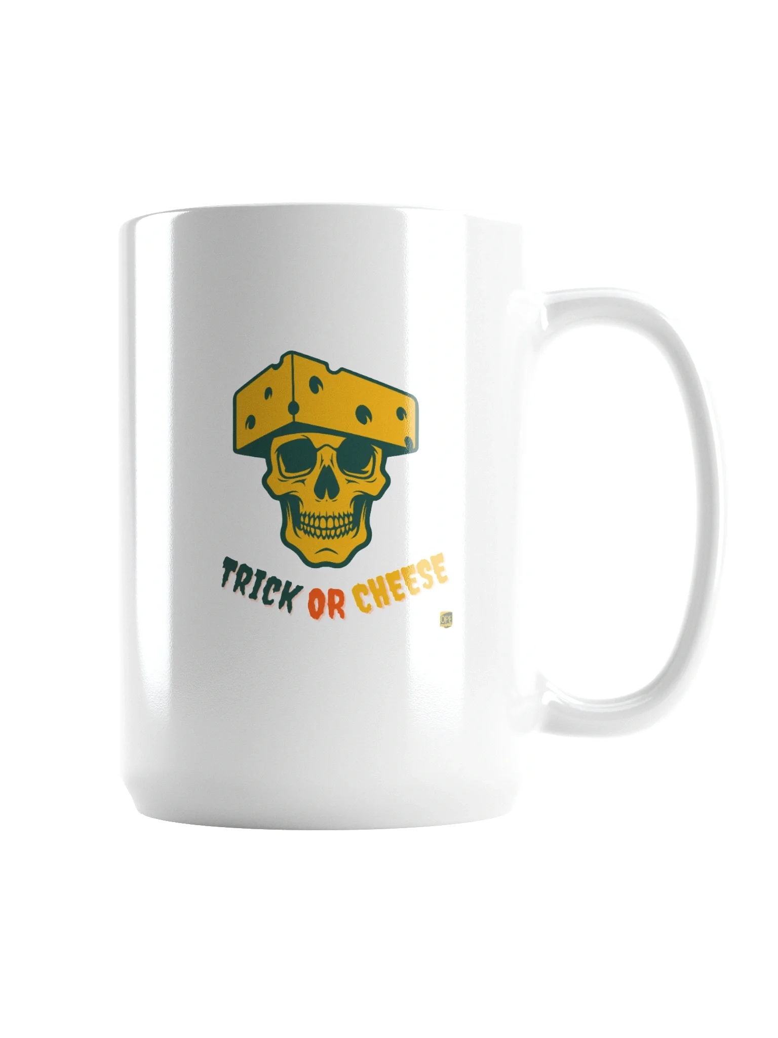 Trick or Cheese White Glossy Mug product image (1)