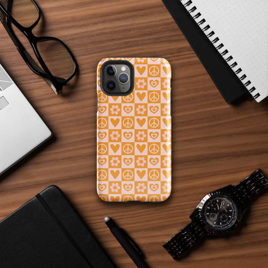 Peace, Love, and Harmony Tough Case for iPhone® product image (32)