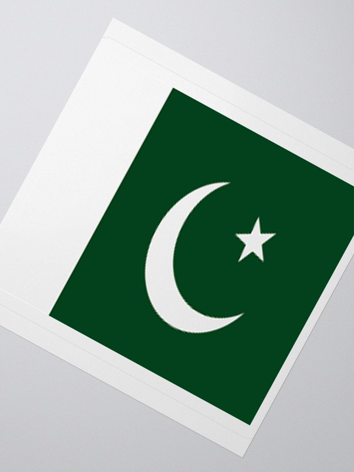 Exclusive Pakistan Flag Kiss-Cut Stickers - High-Quality Vinyl, Multiple Sizes product image (5)