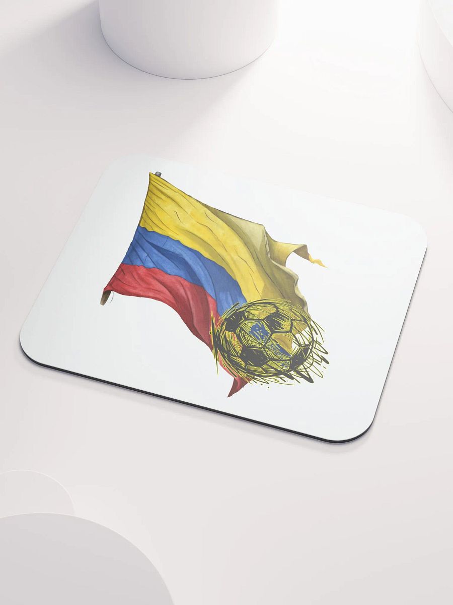 Colombian Flag Soccer Mouse Pad product image (3)