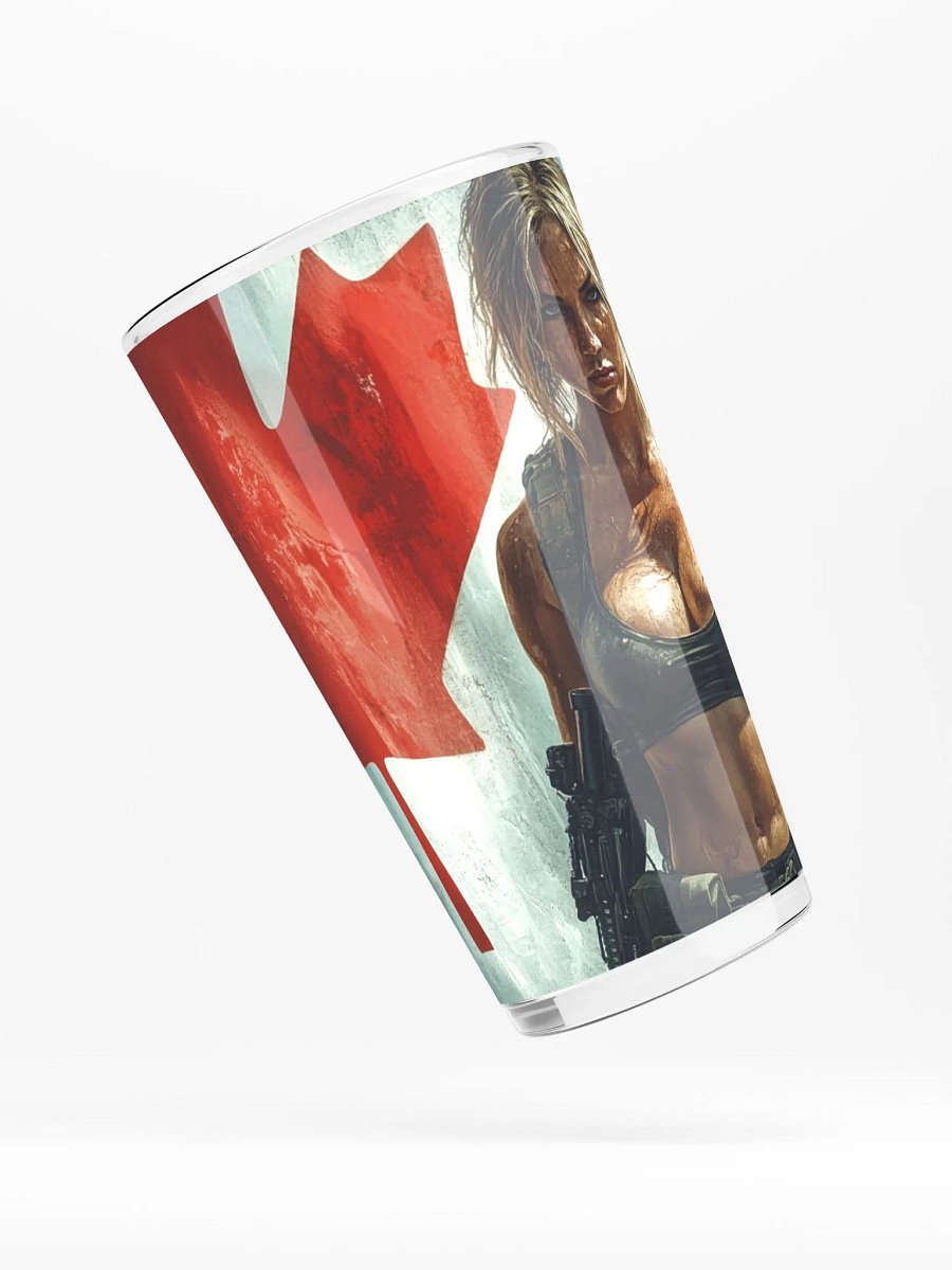 Canada Fox Pint glass product image (4)