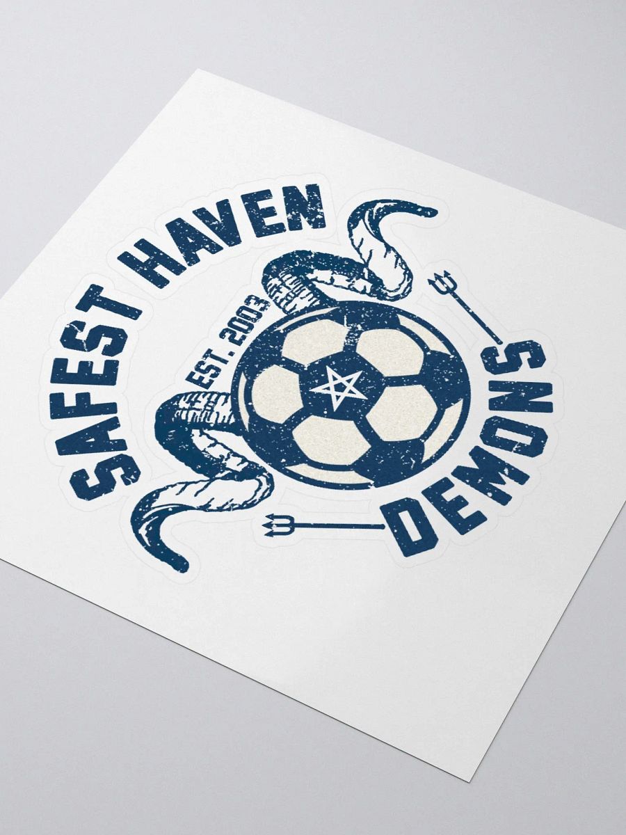 safest haven demons soccer club die sticker product image (7)