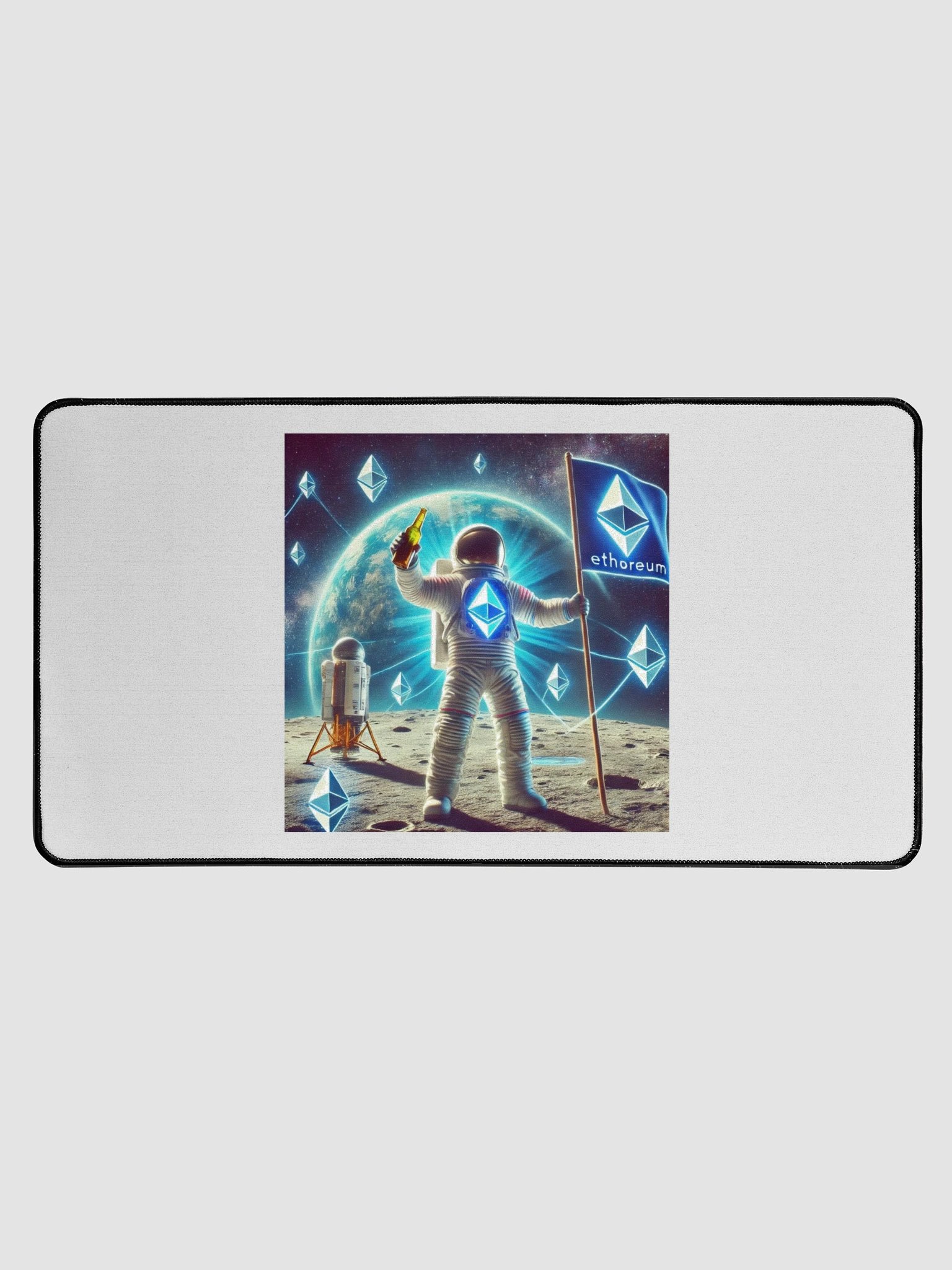 Ethereum To The Moon Floor Mat product image (1)