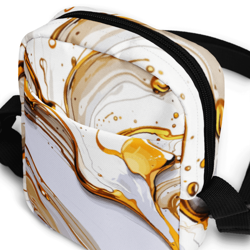 Golden Swirls All-Over Crossbody Bag product image (3)