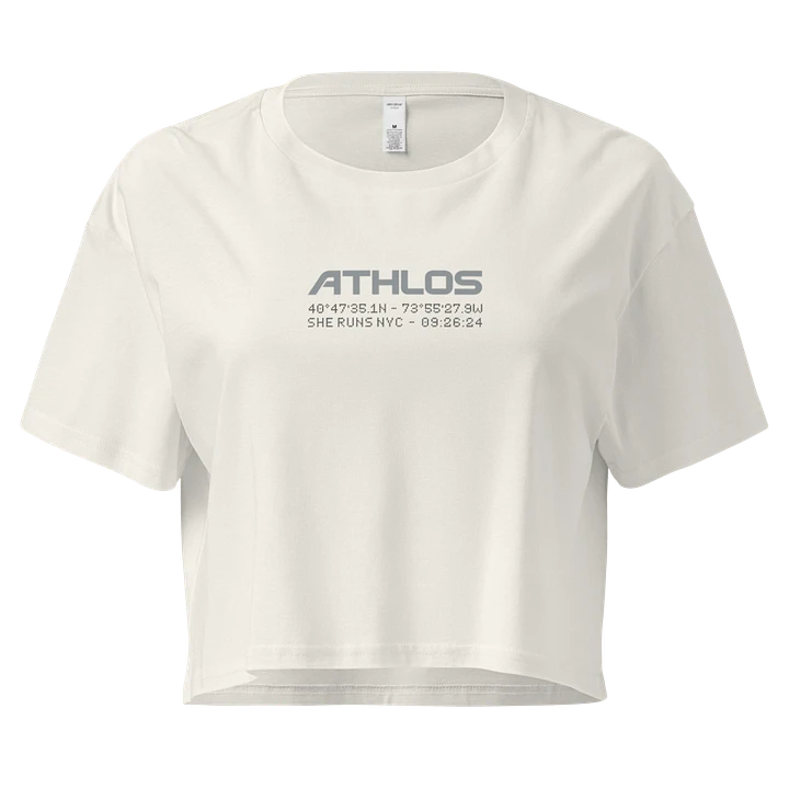 ATHLOS Crop Tee - Ecru product image (1)