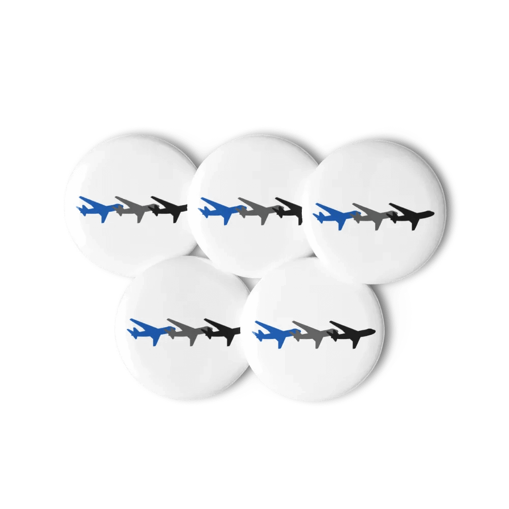 The Three Planes Pin Set product image (1)