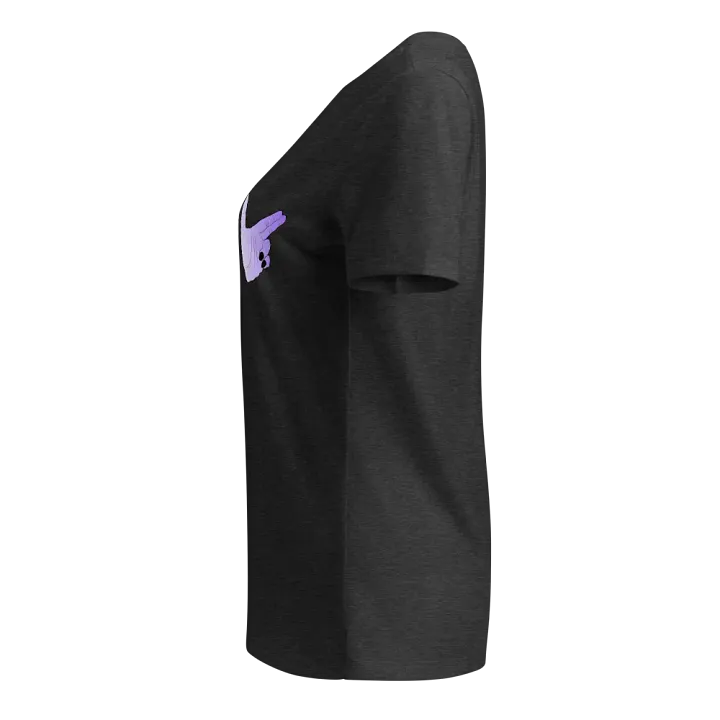 Finger Guns (enby flag) V Neck product image (13)