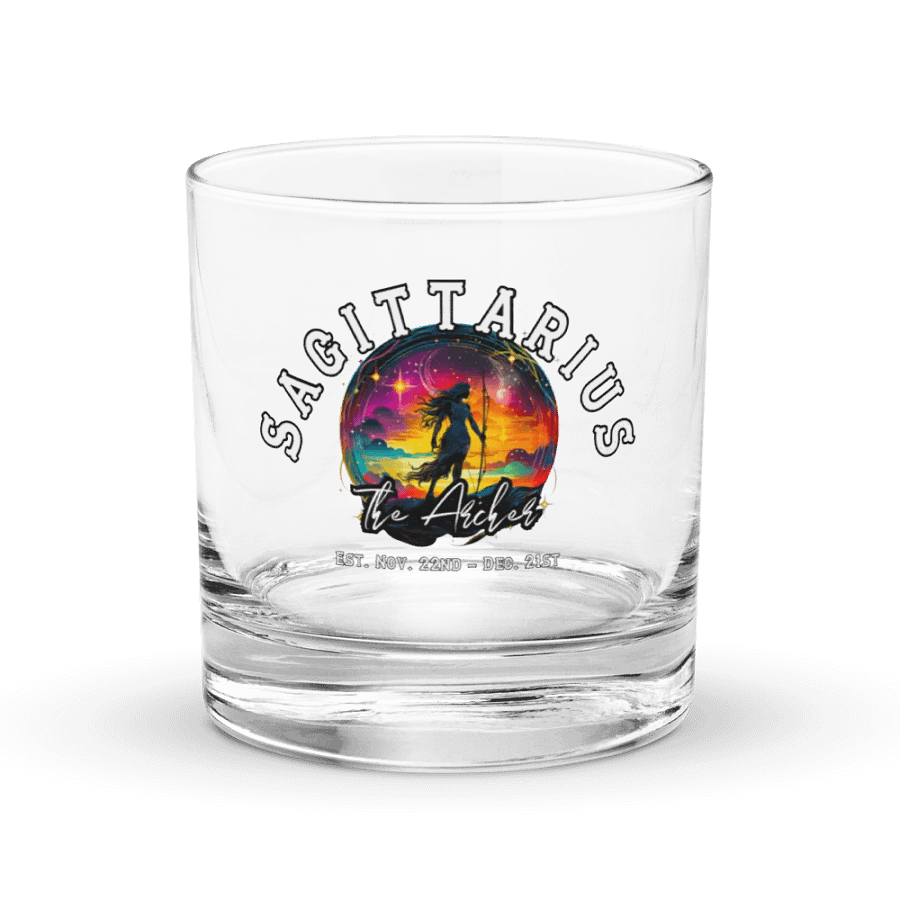 Sagittarius - Zodiac Rocks Glass product image (1)