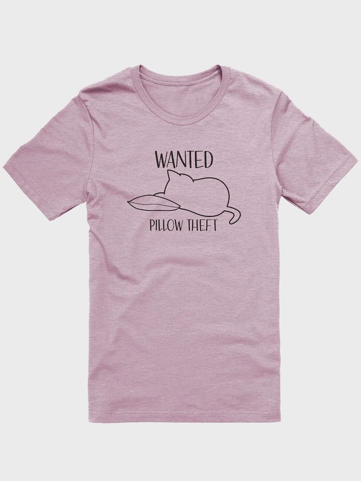 Wanted Unisex Tee, Pillow Theft, Black Print product image (1)
