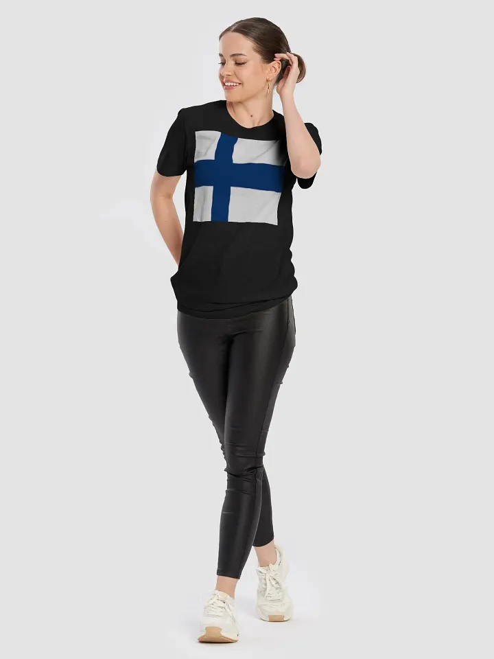 Exclusive Unisex Finland Flag Graphic Tee by Graphic Grove product image (2)