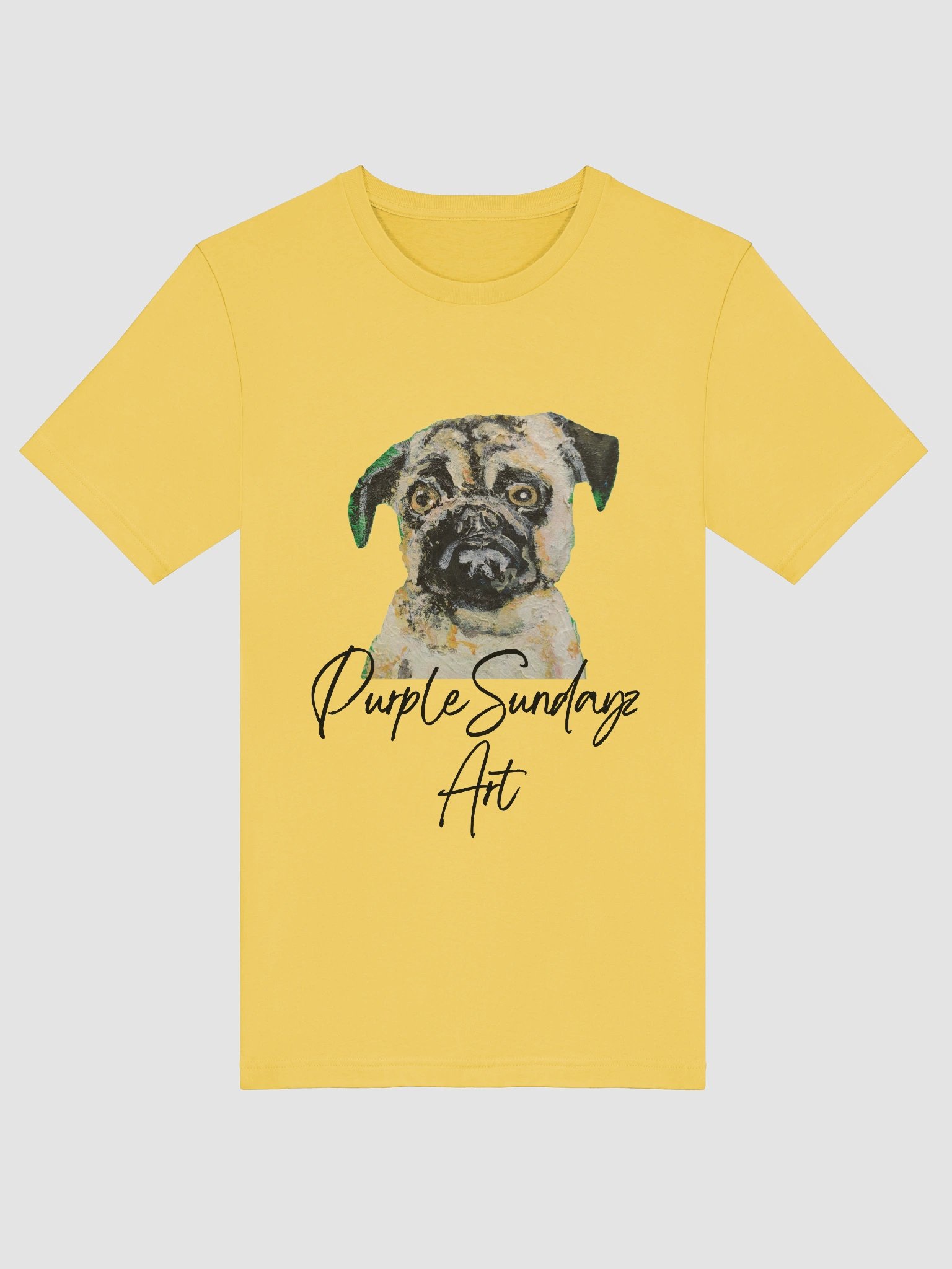 Cute Sad Pug Soft Cotton Tee product image (5)
