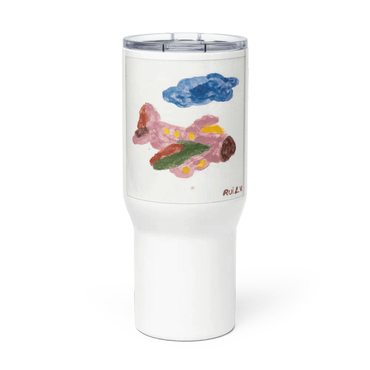 Kid Airplane (Travel Mug with a Handle) product image (2)