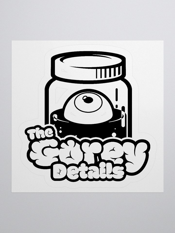 Full Logo B+W - Kiss Cut Stickers product image (2)