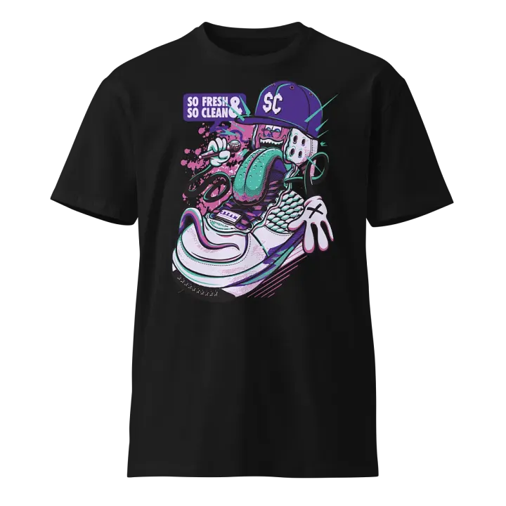 So Fresh & So Clean Sneaker Cartoon Premium T-Shirt product image (1)