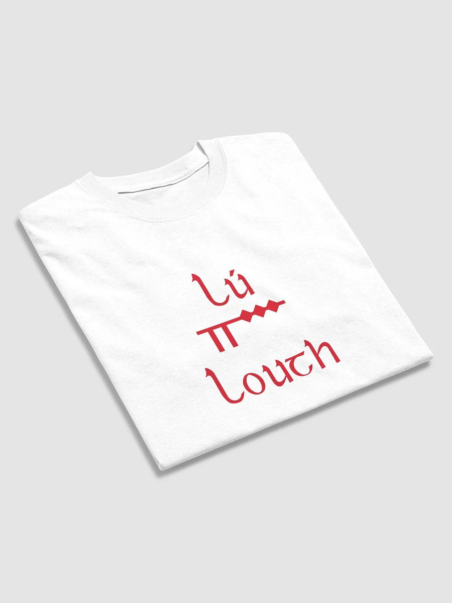 Louth/Lú Scholastic style Ogham white printed T-shirt product image (3)
