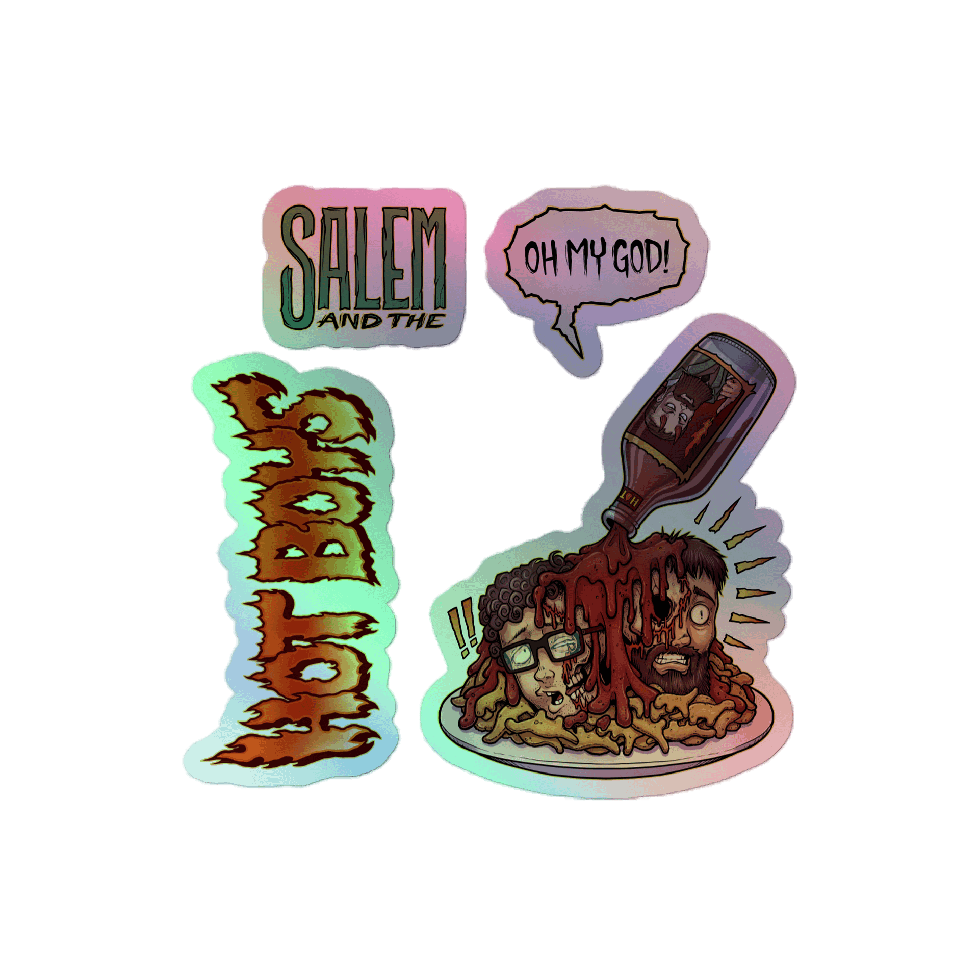 Salem and the Hot Boys Sticker Sheet product image (1)