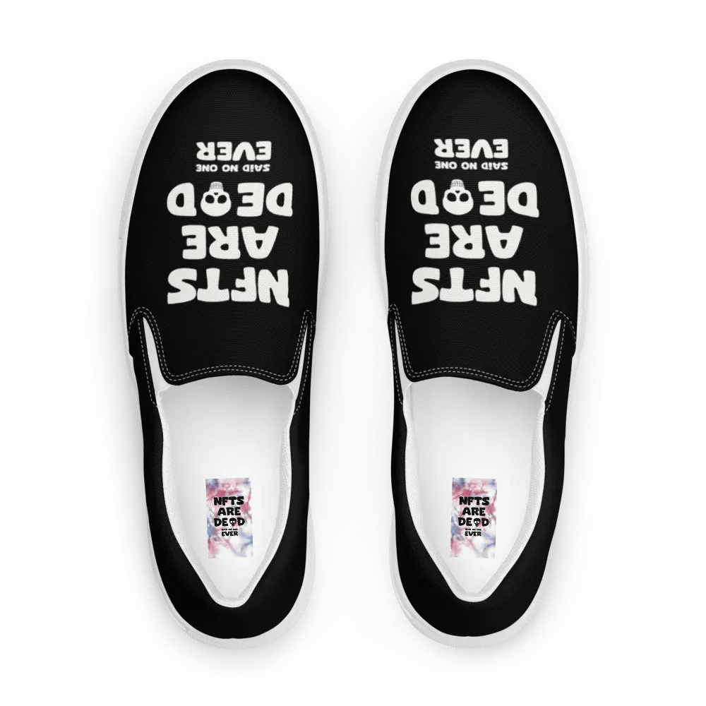 NFTS ARE DEAD SAID NO ONE EVER SLIP-ONS product image (3)
