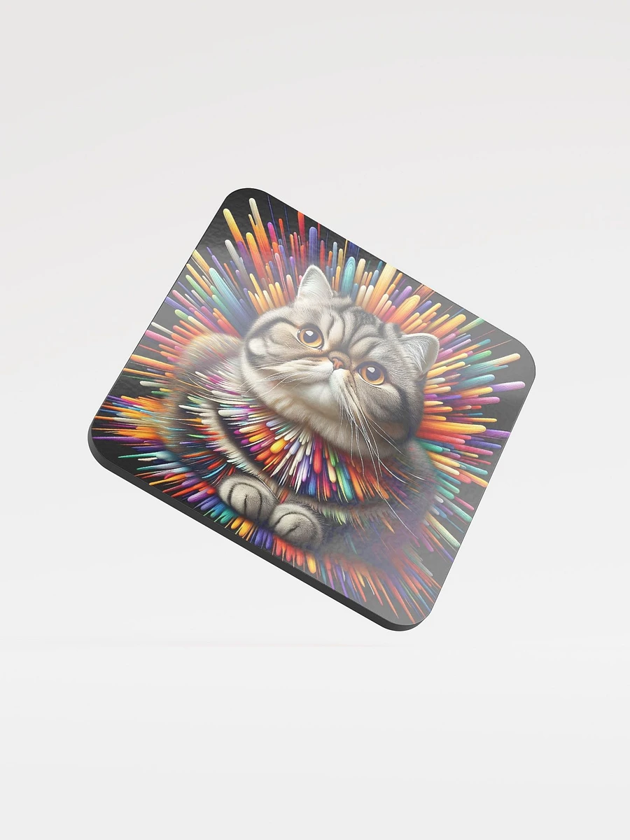 Glossed Cork Coaster: Exotic Shorthair product image (1)