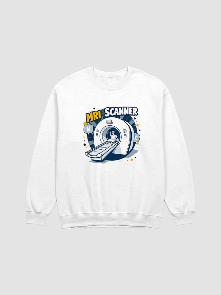 Whimsical MRI Scanner Cartoon Sweatshirt product image (2)