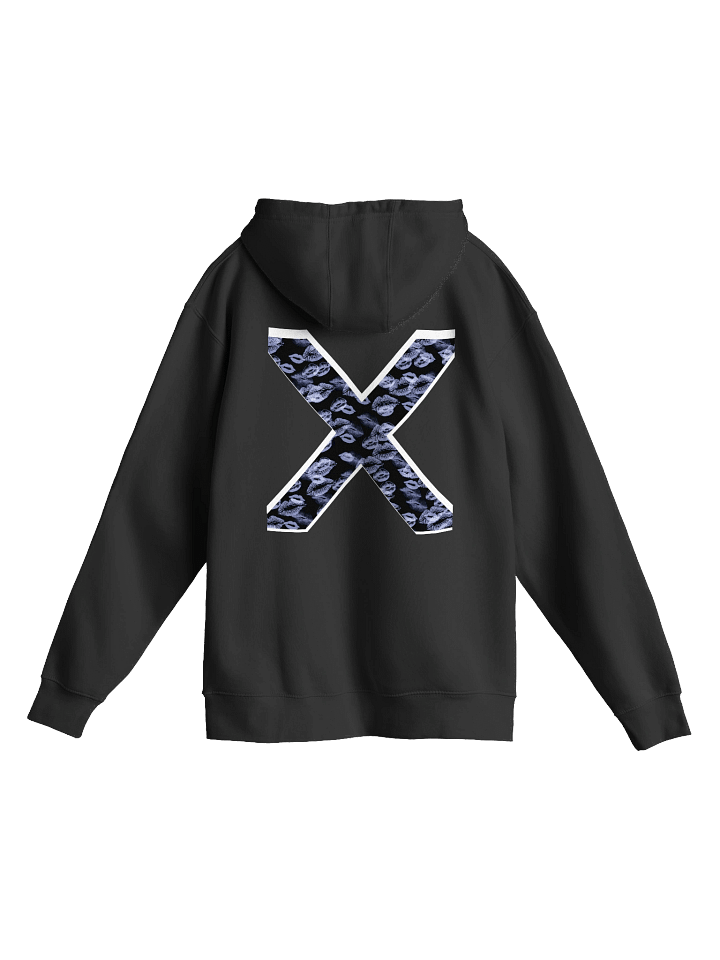 Black X Light Blue Lipstick Kisses | Hoodie product image (13)