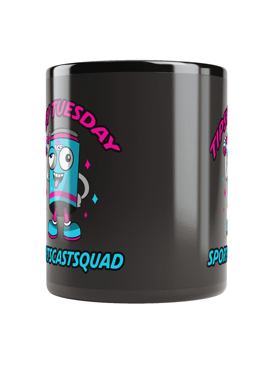 TIPSY TUESDAY "BREWSKI" BLACK MUG product image (10)