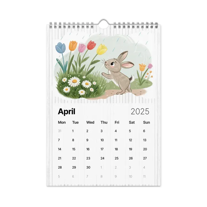 ADORABLE ANIMALS WALL CALENDAR 2025 product image (1)