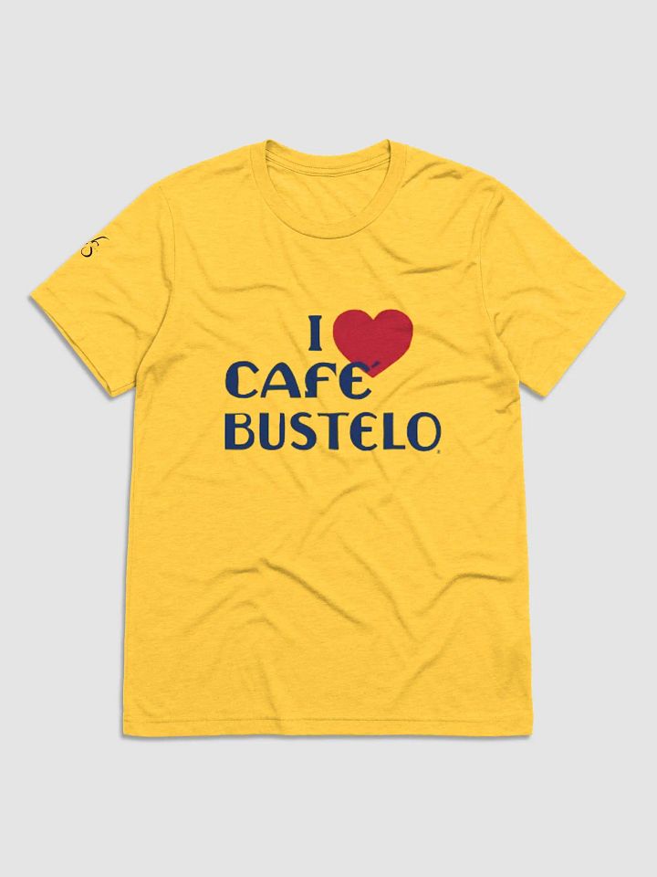 Vibrant Fusion Short Sleeve I ♥️ cafe bustelo Tee product image (1)