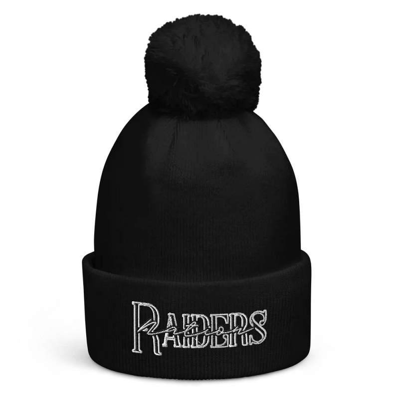 Raiders Nation Pom-Pom Beanie