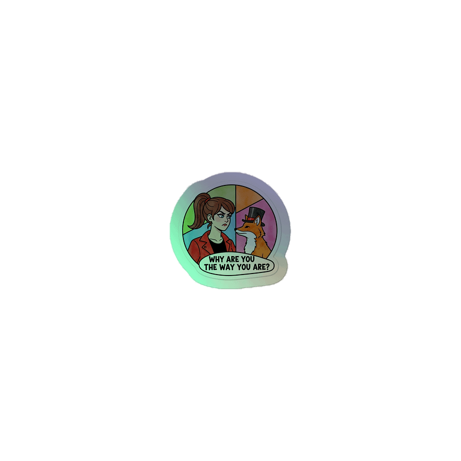 holographic sticker Shey and DJ product image (1)