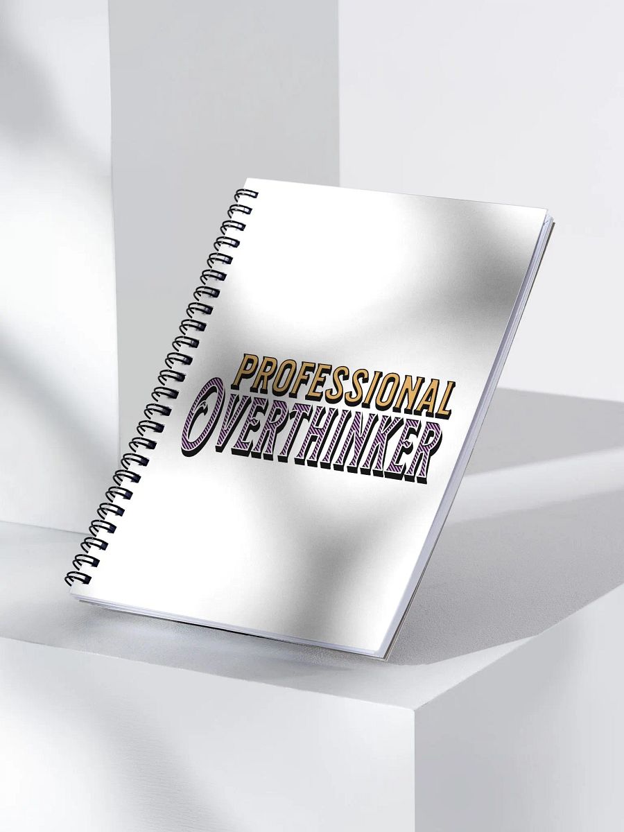 Professional Overthinker Spiral Notebook product image (3)