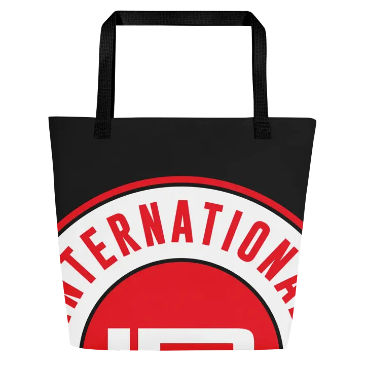 IFBNewsfeed.Org's All-Over Print Large Tote Bag w/ Pocket product image (1)