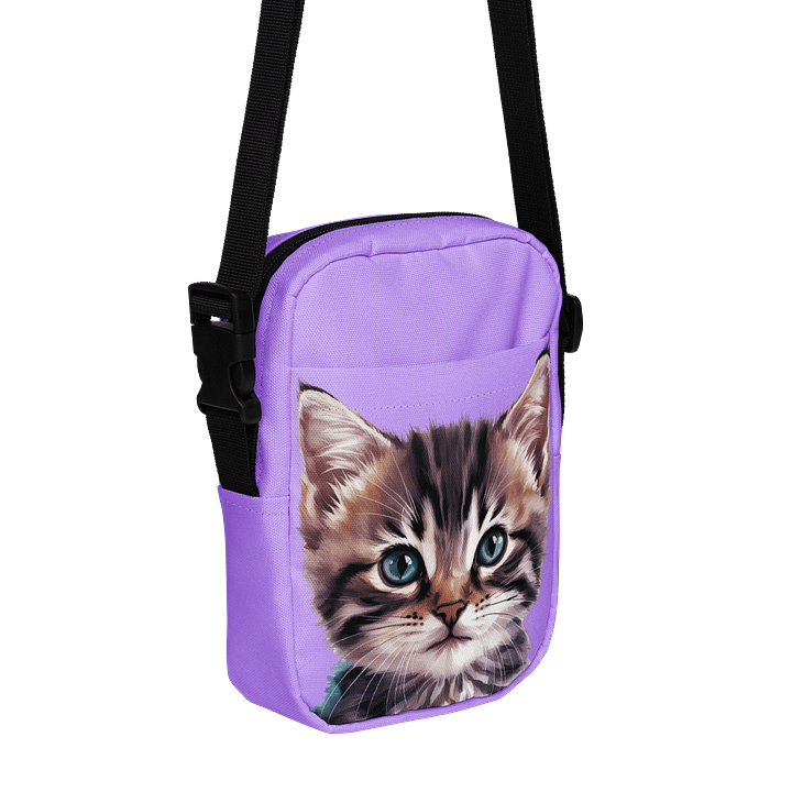 Cat Crossbody Bag Purple product image (1)